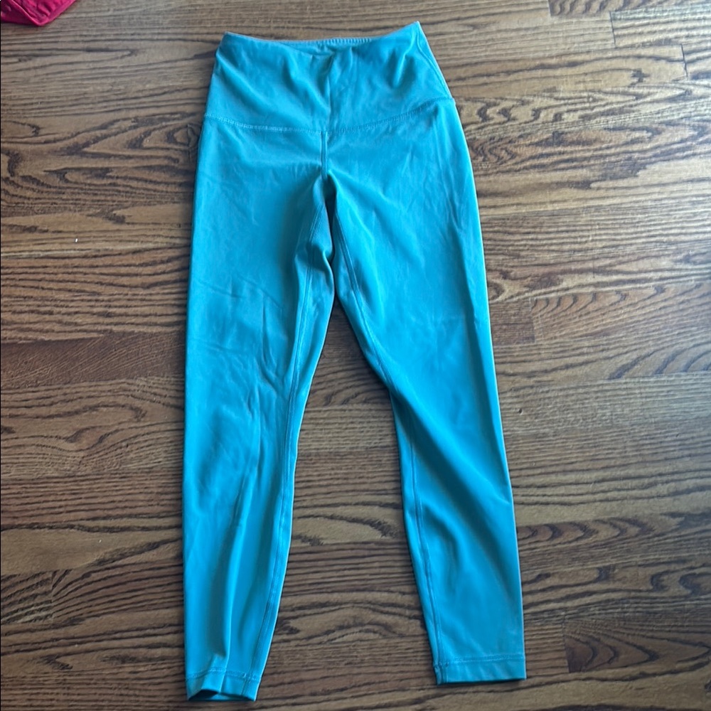 90 Degree By Reflex Blue High Waist Leggings